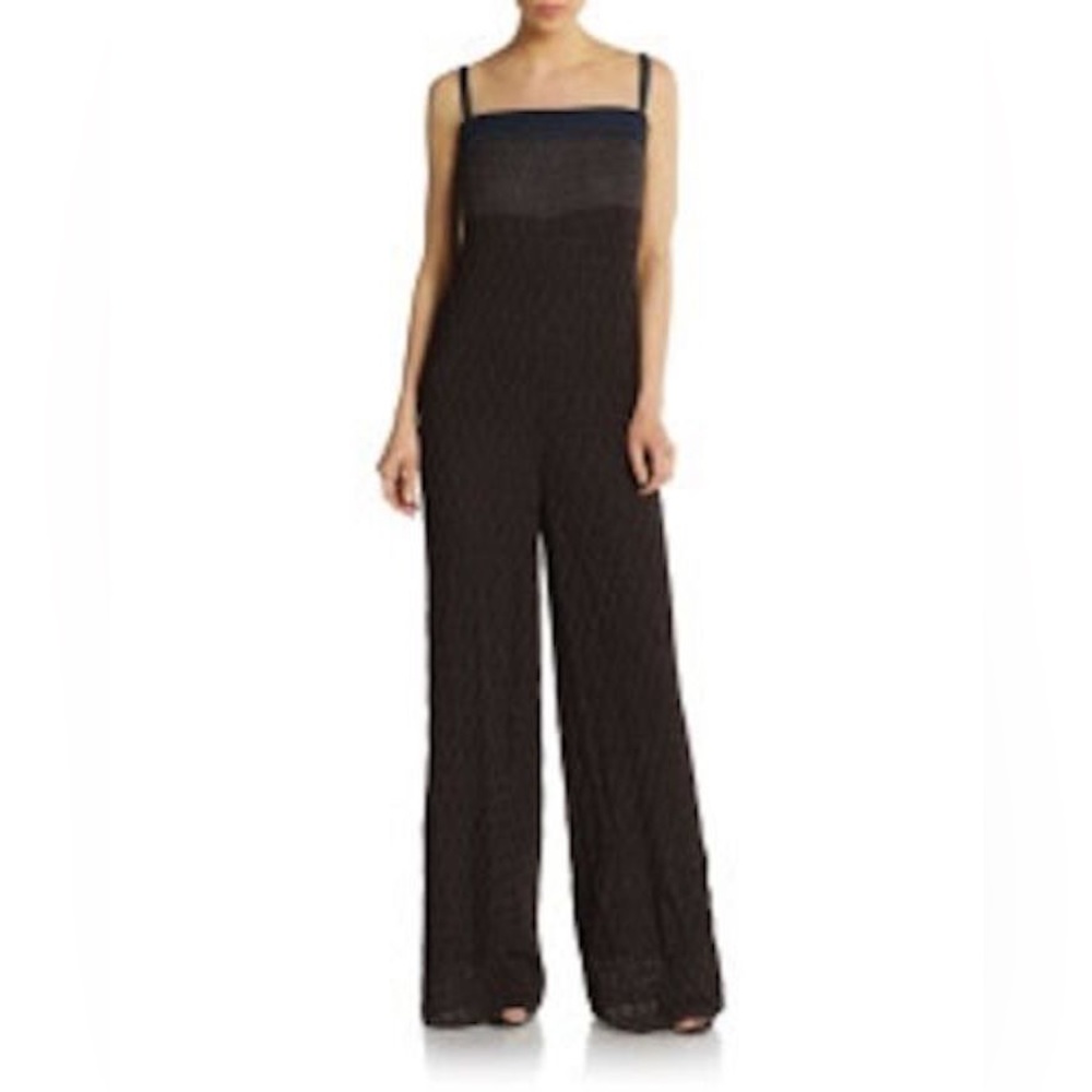 M by Missoni Metallic Lurex Knit Jumpsuit
